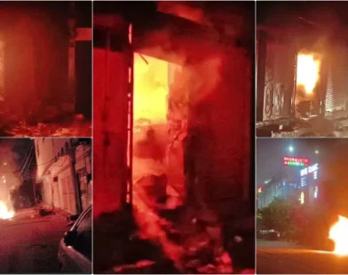 jaipur news massive fire at kerosene oil warehouse explosions cause panic many homes were evacuat dc131a5e04458fb1e0fa1bc5b2fe6480