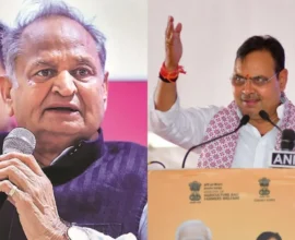 ashok gehlot and cm bhajanlal sharma