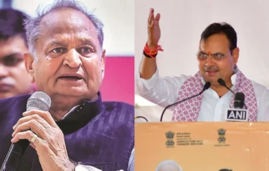 ashok gehlot and cm bhajanlal sharma