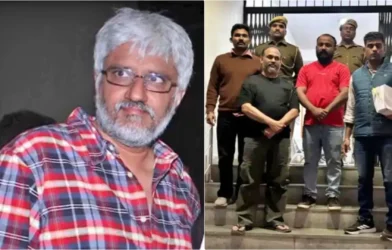 बॉलीवुड फिल्म निर्देशक विक्रम भट्ट को उदयपुर लाई पुलिस:30 करोड़ की धोखाधड़ी मामले में मुंबई से गिरफ्तार; मीडिया के सामने चेहरा छिपाते नजर आए 8 udaipur bollywood director vikram bhatt arrested in mumbai for allegedly defrauding doctor of 30 cr 9fb4ffdd1710d5029927b9d4c0a6d9ed