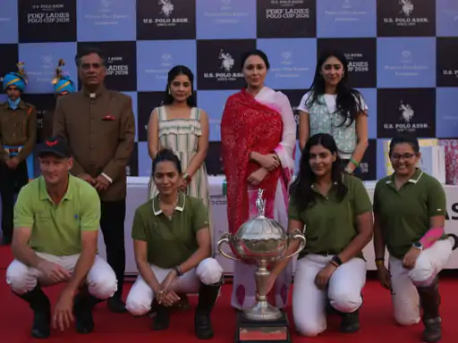 पीडीकेएफ लेडीज पोलो कप ‘टीम ग्रीन’ के नाम:उप मुख्यमंत्री दीया कुमारी ने दी ट्रॉफी, एक मार्च को पोलो ग्राउंड पर खेला जाएगा फाइनल 2 whatsapp image 2026 02 22 at 195227 1771781402