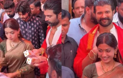 पत्नी रश्मिका का हाथ थाम चले विजय, लिया तिरुपति बालाजी का आशीर्वाद, देशभर में किया अन्नदान 6 69a435bac1370 rashmika mandanna vijay deverakonda visits tirupati balaji distributes sweets 014852996 16x9 1